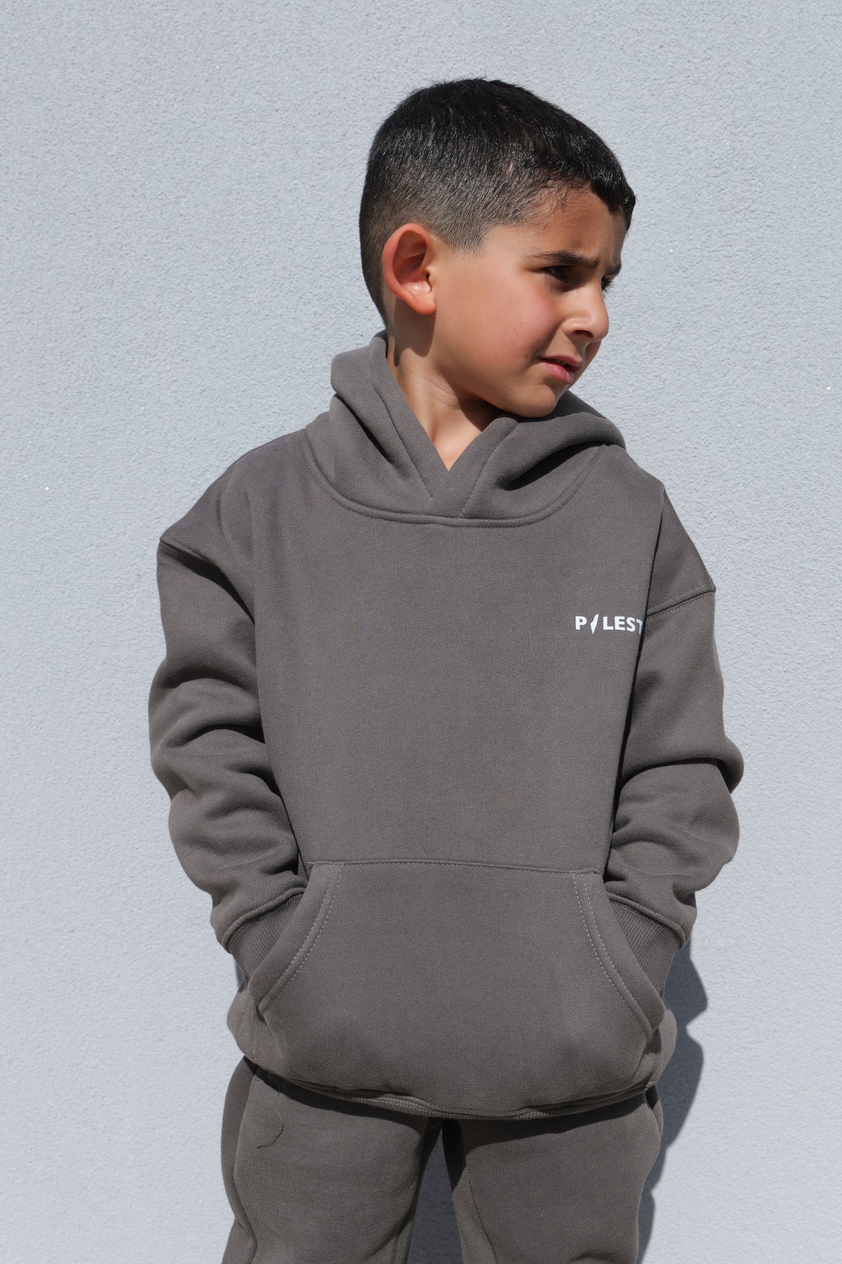 Elite Palestine Kids Set - Grey