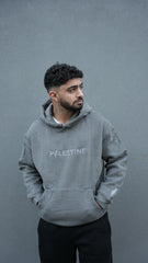 Essential Palestine Adult Hoodie - Grey