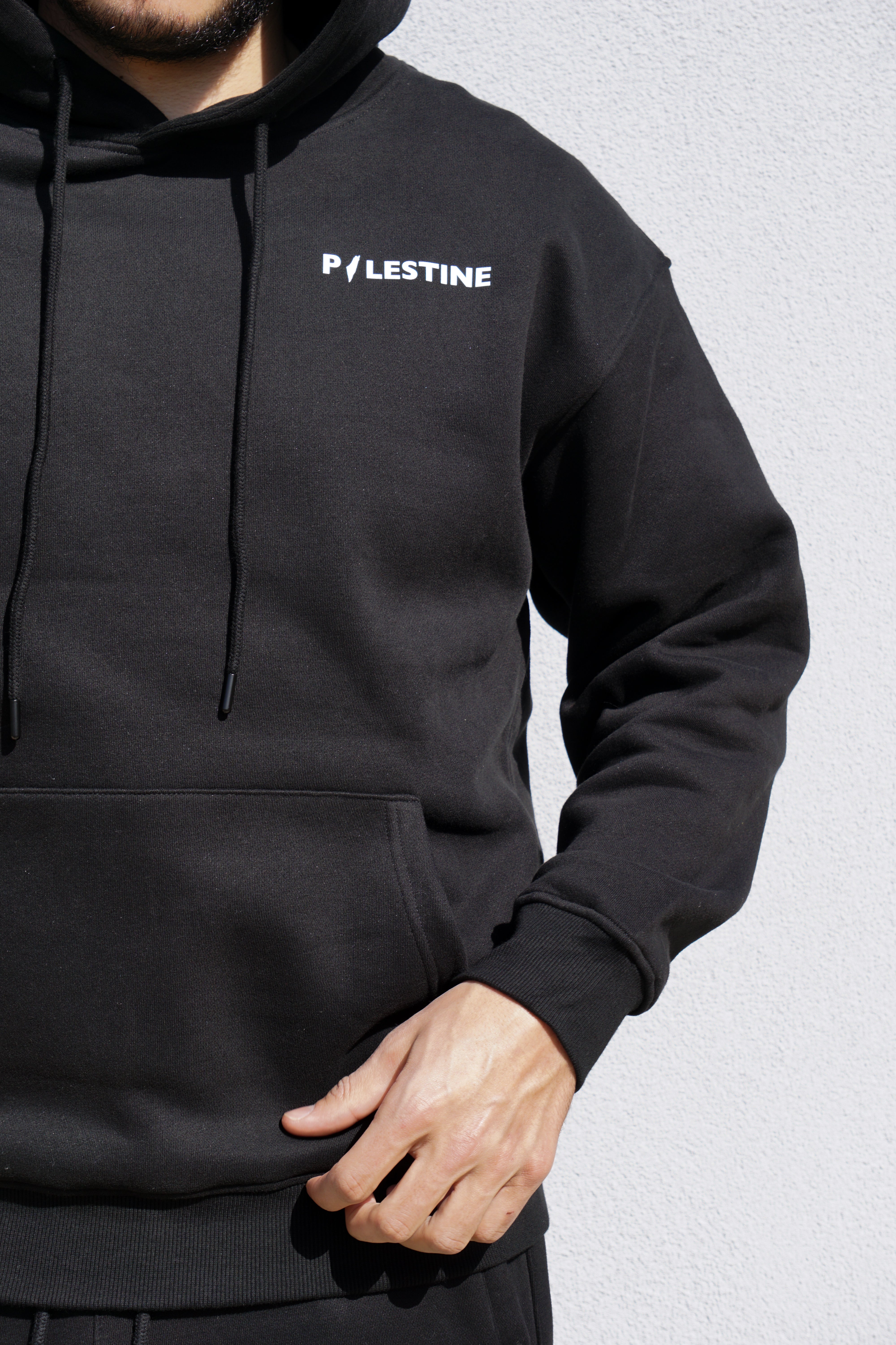 Elite Palestine Adult Hoodie - Black