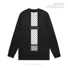 Raise the Kuffiyeh - L/S Black Top